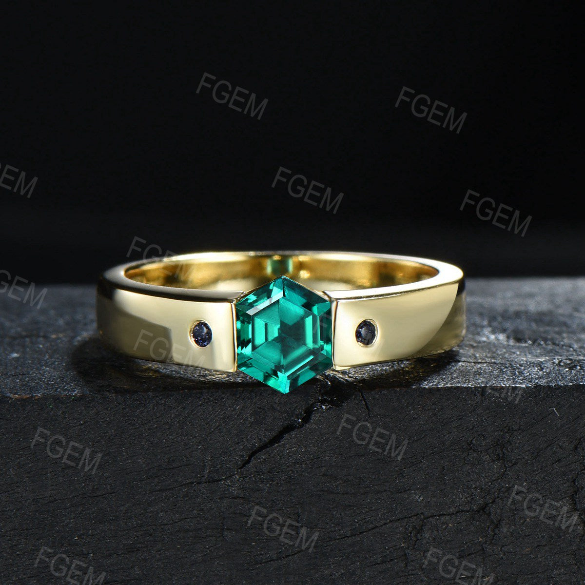 14K FG MENS selling WEDDING RING