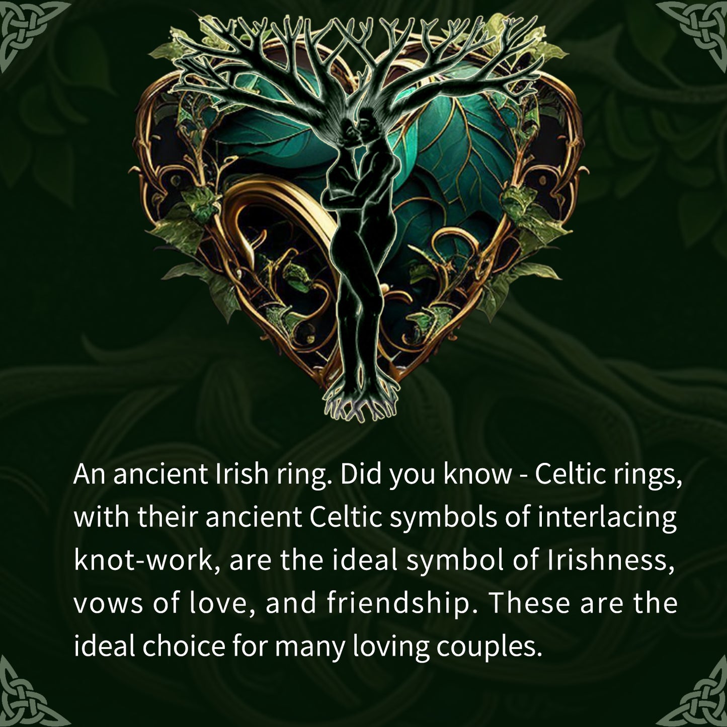 Hexagon Cut Emerald Engagement Ring Set May Birthstone Wedding Ring Celtic Knot Matching Band Emerald Jewelry Unique Anniversary Gifts Women