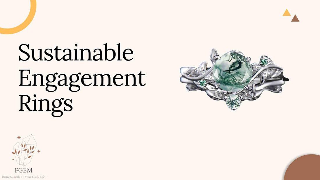 Embrace Love and Nature with our Sustainable Engagement Rings
