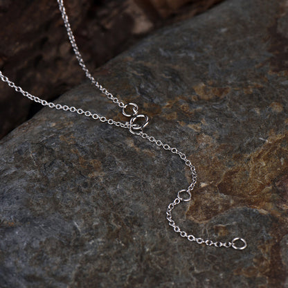 Minimalist Pear Cut Natural Amethyst Cherry Necklace Unique Flower Pendant Delicate February Birthstone Purple Crystal Necklace